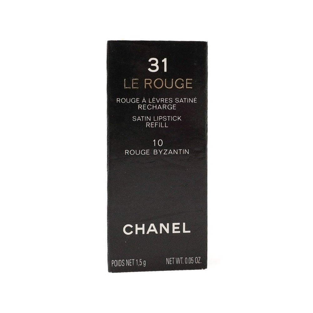 Chanel - 31 Le Rouge Satin Lipstick Refill - 10 Rouge Byzantin - 0.05 oz / 1.5 g